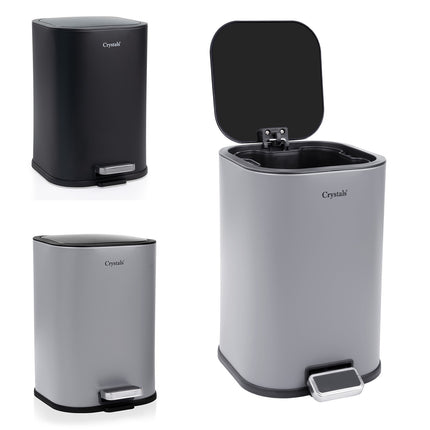 Modern style 5L stainless steel pedal bin