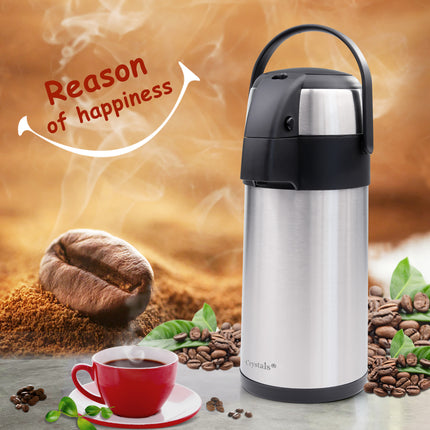 3L Stainless Steel Airpot Hot Drink Flask