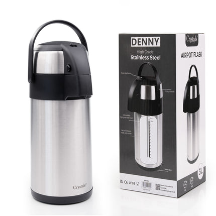 3L Stainless Steel Airpot Hot Drink Flask