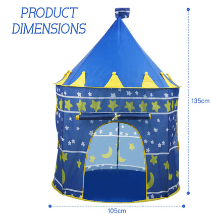 Kids Wizard & Princess Castle Tent Playing Tent