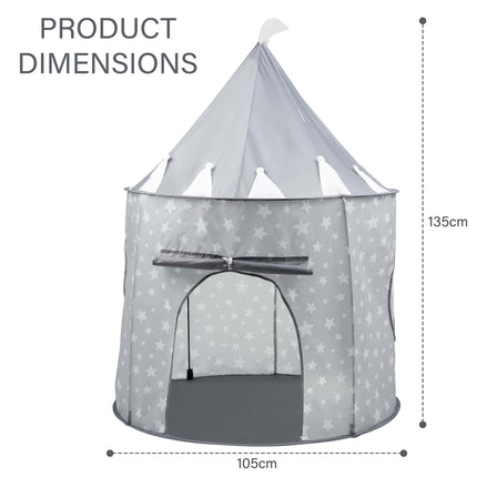 Kids Wizard & Princess Castle Tent Playing Tent