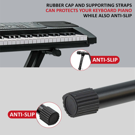 Double Tubes  X Frame Piano Keyboard Stand