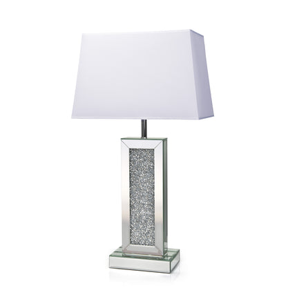 Modern mirrored desk lamp adding glam to home decor