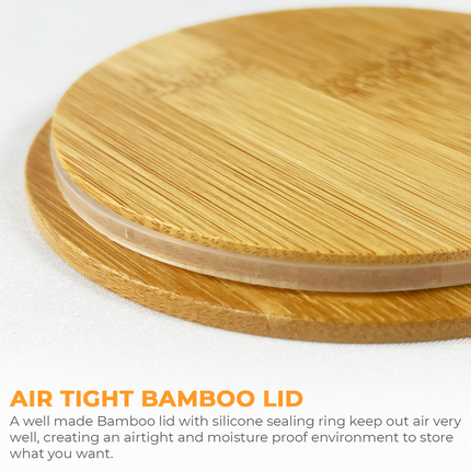 Stylish metal canisters for countertop kitchen organisation