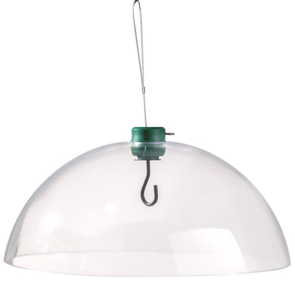 Universal clear baffle dome with tightening key for secure fit