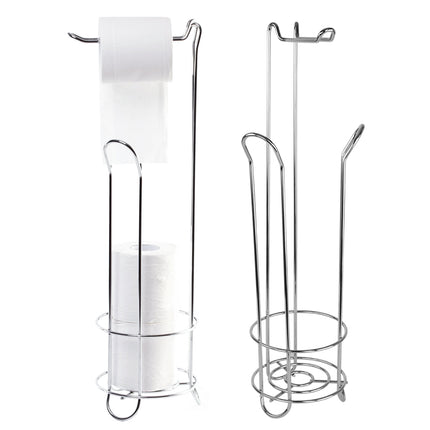 Toilet Roll Holder Free Standing - Chrome