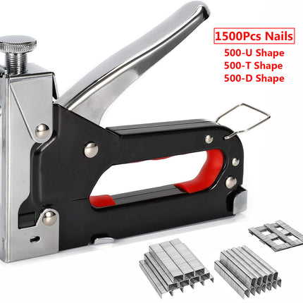 Staple Gun 8/12mm with 1500 Staples