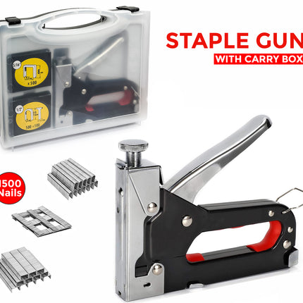 Staple Gun 8/12mm with 1500 Staples