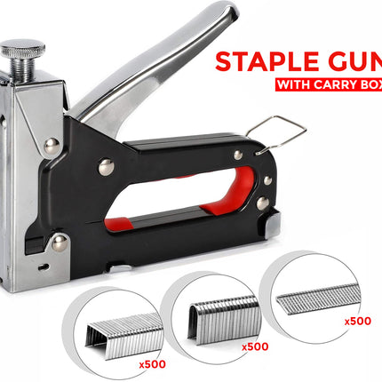 Staple Gun 8/12mm with 1500 Staples