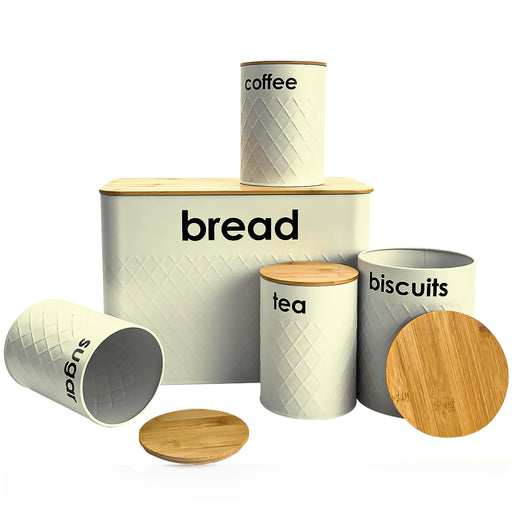  Cream Bread Storage Container Bread Bin