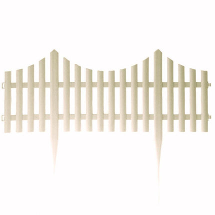 Plastic Wooden Effect Lawn Border