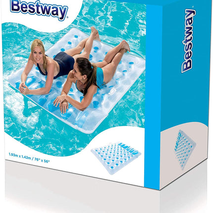 Bestway Double Pool Lounger Inflatable - Blue