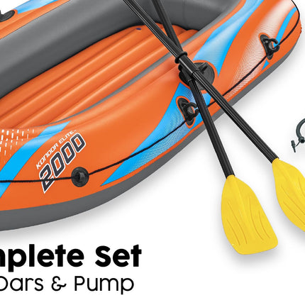Bestway Inflatable Kondor Rubber Boat Oars with Air Pump