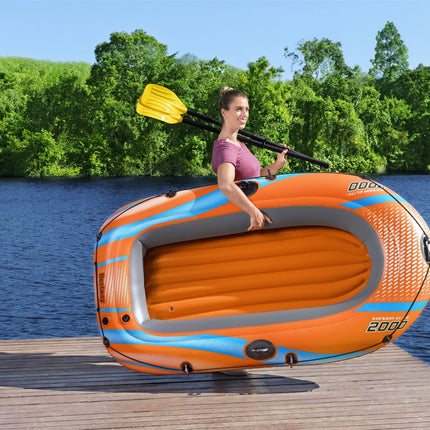 Bestway Inflatable Kondor Rubber Boat Oars with Air Pump