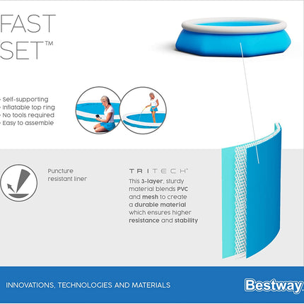 Bestway Fast Set Pool-8FT