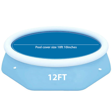 Solar Pool Cover for Inflatable and Steel Frame Pools 8ft 10ft 12ft 15ft