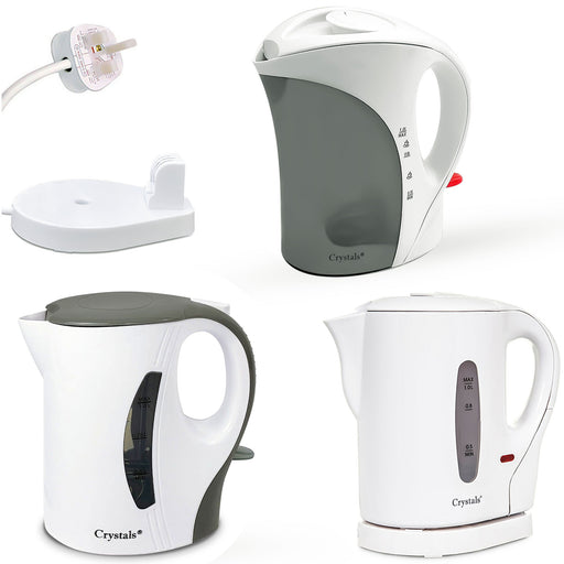 1 Litre Travel Kitchen Kettle Electric and Cordless
