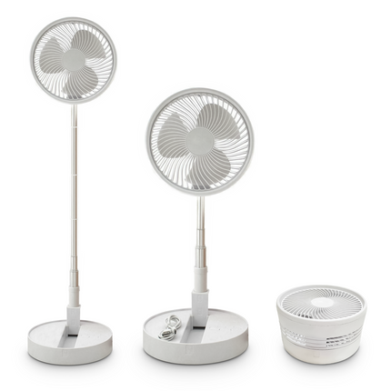 White Rechargeable Fan