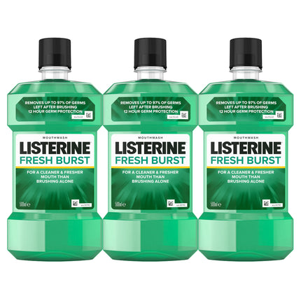 500ml Listerine Fresh Burst Oral Dental Care