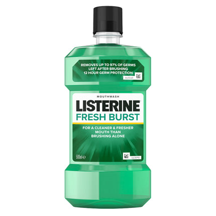 500ml Listerine Fresh Burst Oral Dental Care