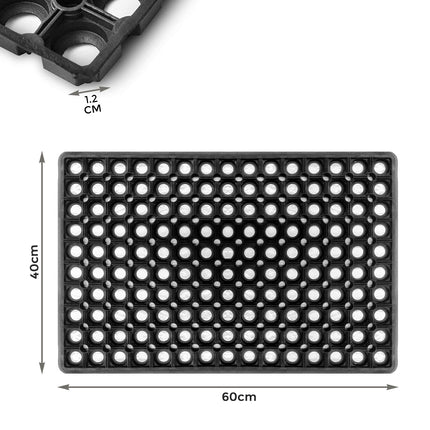 Ring Grip Rubber Door Mat Dimensions