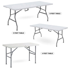 4,5,6ft Foldable Table