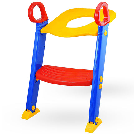 Toddler Toilet Training Seat with Step Ladder – 3-in-1 Foldable Design