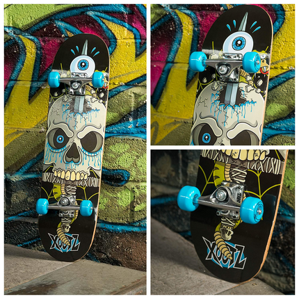 31" Kids Double Kick Skateboard