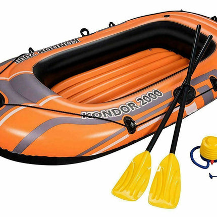 Bestway Hydro-Force Kondor Raft, With Paddles + Pump, 1.88m x 0.98m