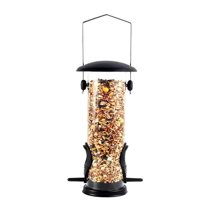 metal bird feeder for seeds – easy-to-clean and refill