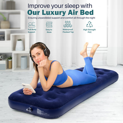 Single Airbed Quick Inflation Mattress