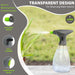 Adjustable nozzle on 1L Battery Powered Garden Sprayer for precise spraying.