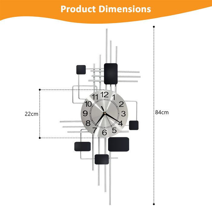 Silver Clock Dimensions