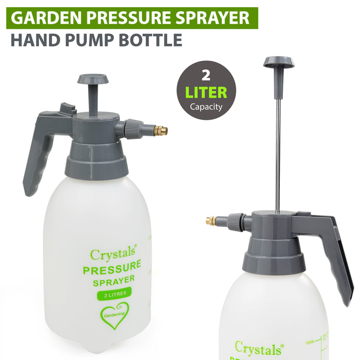 2L Manual Garden Hand Pump Sprayer for Efficient Plant Care in UK Gardens