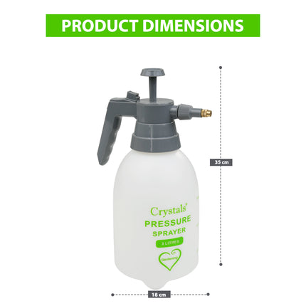 3L Hand Pump Plant Sprayer for Pesticides and Watering in UK Gardens