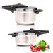 What’s in the box: 4L stainless steel pressure cooker, secure locking lid, and user guide, ready to start cooking.
