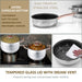 Multi-layer capsule base for even heat stainless steel induction cookware
