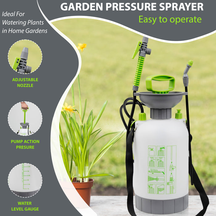 1.1 Metre Hose and Extended Spray Lance for 5L Garden Pressure Sprayer