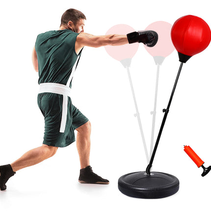 Kids Freestanding Boxing Punch Bag with Gloves