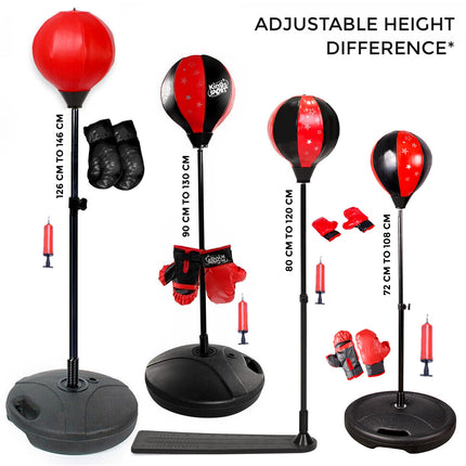 Kids Freestanding Boxing Punch Bag - 82–108cm