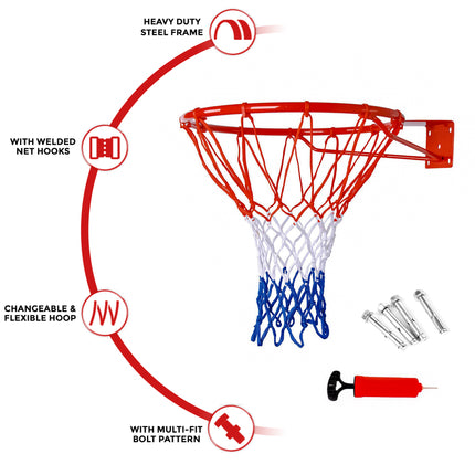 45cm Basketball Net Ring Hoop Goal