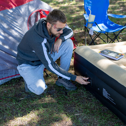 Inflatable Single High Raised Air Bed