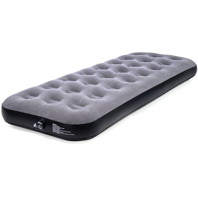 Camping Flocked Airbed Grey