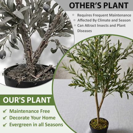 150cm Tall Faux Artificial Olive Tree