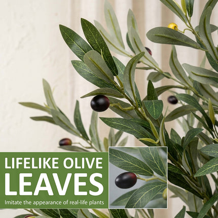 150cm Tall Faux Artificial Olive Tree