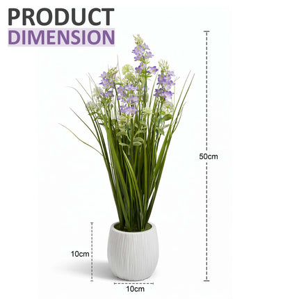 50cm Faux Artificial Lavender Plant