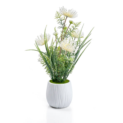 50cm Faux Artificial Pink Spider Chrysanthemum Plant