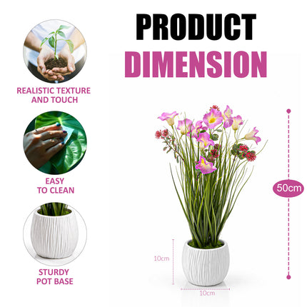 50cm Faux Morning Glory Plant
