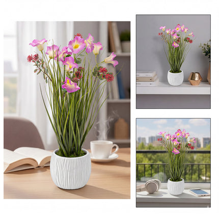 50cm Faux Morning Glory Plant