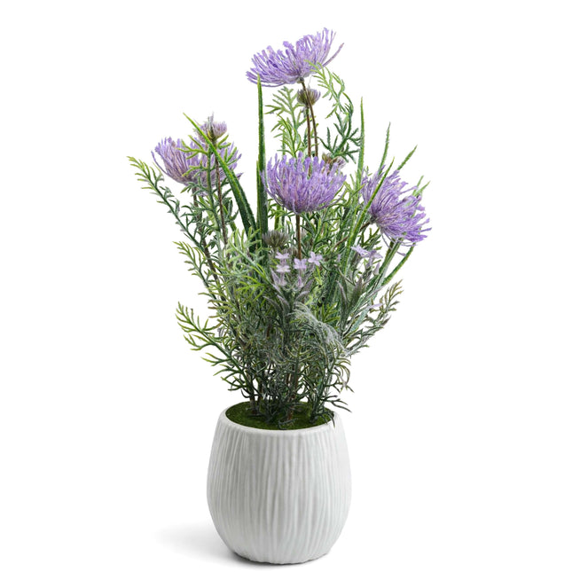 50cm Faux Artificial Pink Spider Chrysanthemum Plant
